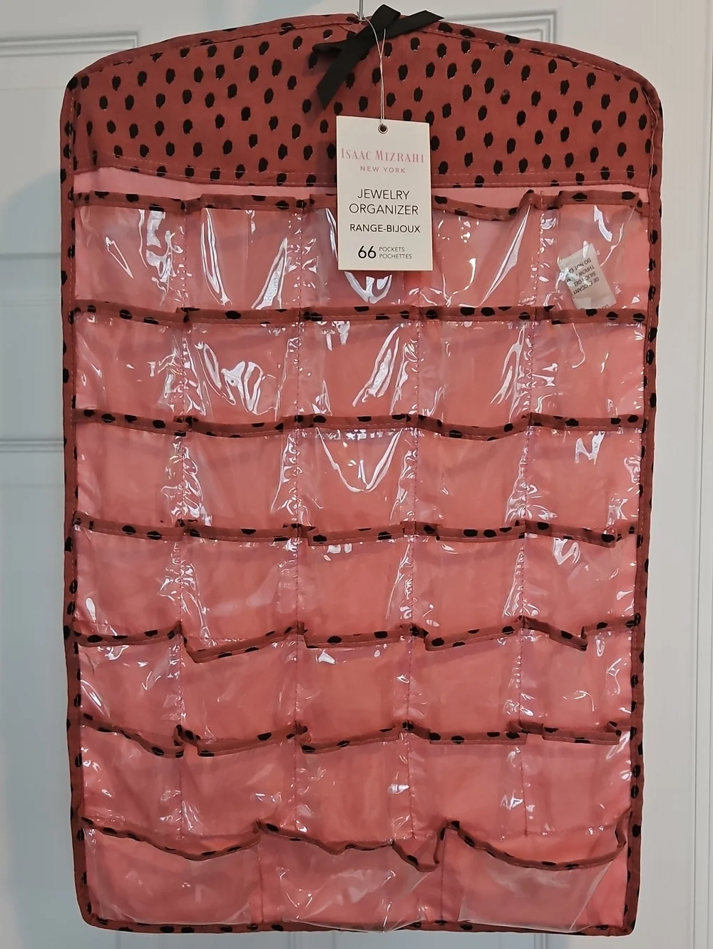 Isaac Mizrahi Dual Sided Hanging Jewelry Organizer